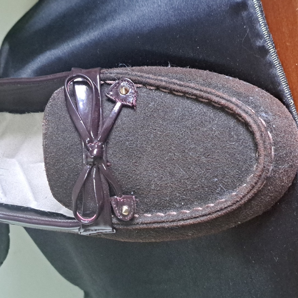 AVON Cushion walk NBW brown/ Shiny Slip in Woman loafer size 9 - Picture 3 of 11